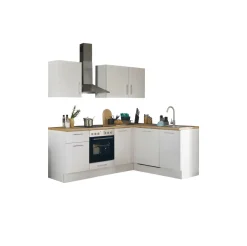 Bega BBK Cuisines Équipées|Afficher Blocs Cuisine<Bloc cuisine avec électroménager CORNWALL (cuisine d'angle-lave-vaisselle) I