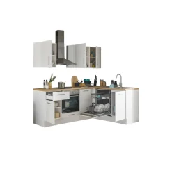 Bega BBK Cuisines Équipées|Afficher Blocs Cuisine<Bloc cuisine avec électroménager CORNWALL (cuisine d'angle-lave-vaisselle) I