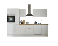 Bega BBK Cuisines Équipées|Afficher Blocs Cuisine<Bloc cuisine avec électroménager CORNWALL (bloc cuisine-four-lave-vaisselle-réfrigérateur-armoire coulissante) I
