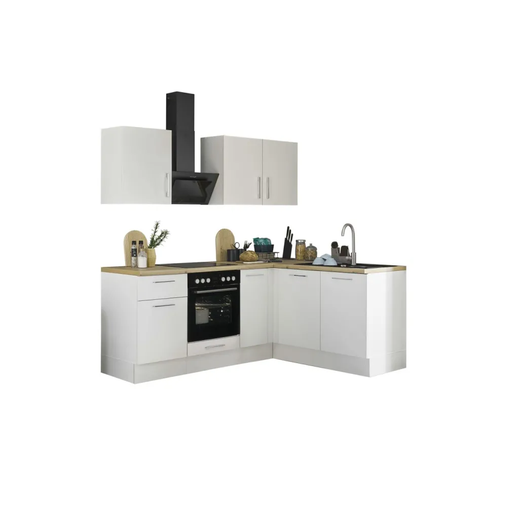 Bega BBK Cuisines Équipées|Afficher Blocs Cuisine<Bloc cuisine avec électroménager CORNWALL (cuisine d'angle) II