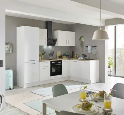 Bega BBK Cuisines Équipées|Afficher Blocs Cuisine<Bloc cuisine avec électroménager CORNWALL (cuisine d'angle-réfirgérateur) II