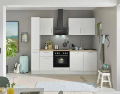 Bloc cuisine avec électroménager CORNWALL (bloc cuisine-armoire coulissante) II