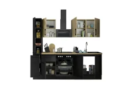 Bloc cuisine avec électroménager CORNWALL (bloc cuisine-armoire coulissante) IV