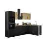 Bega BBK Cuisines Équipées|Afficher Blocs Cuisine<Bloc cuisine avec électroménager CORNWALL (cuisine d'angle-four-lave-vaisselle-micro-ondes) VI