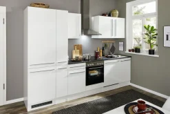 Bloc cuisine avec électroménager JAZZ 8 (bloc cuisine-réfrigérateur-armoire coulissante) I