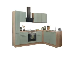 Bloc cuisine avec électroménager HASTINGS (cuisine d'angle - armoire coulissante) II