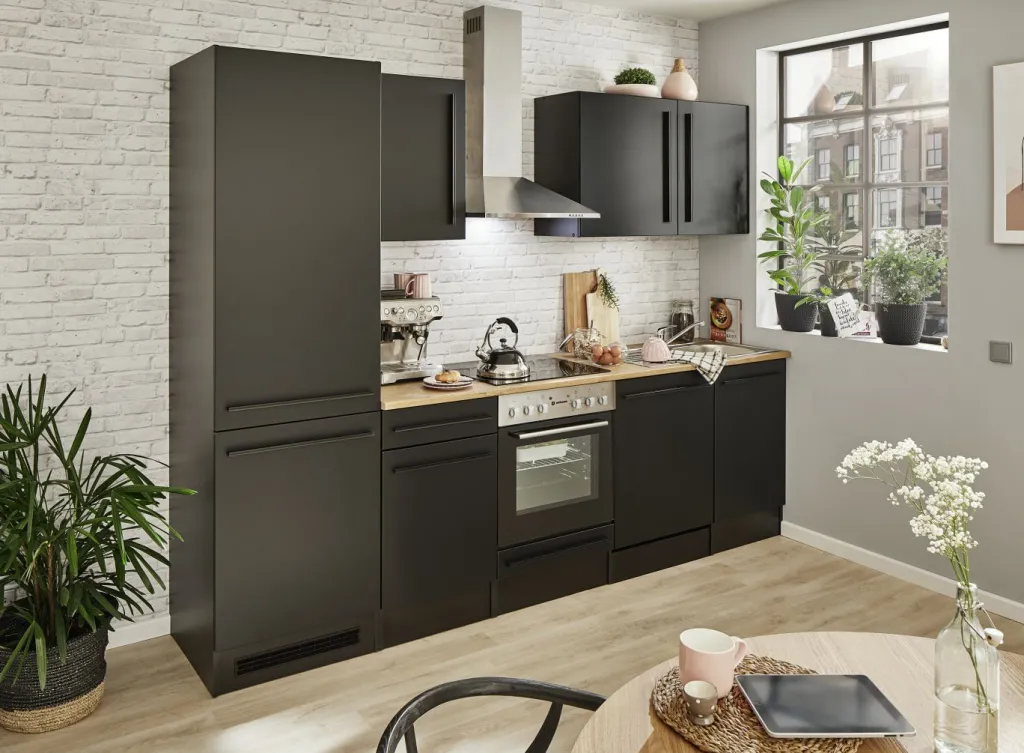 Bega BBK Meubles De Cuisine Jazz|Cuisines Équipées<Bloc cuisine avec électroménager JAZZ 8 (bloc cuisine-réfrigérateur) II