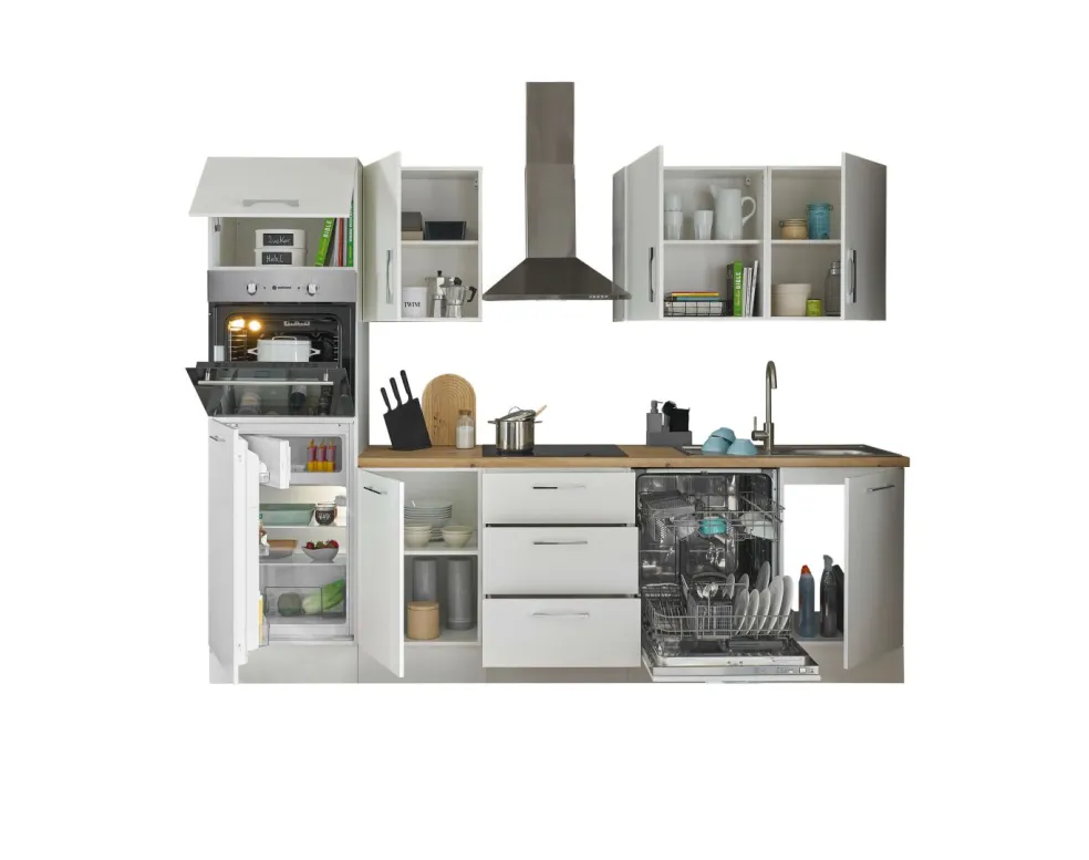 Bloc cuisine avec électroménager CORNWALL (bloc cuisine-four-réfrigérateur) III