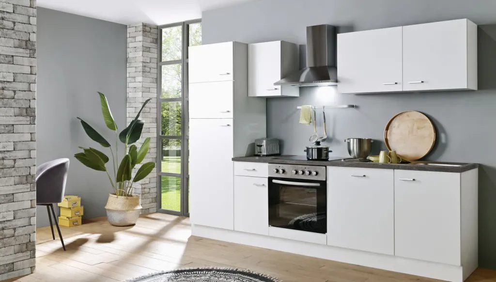 Menke Cuisines Équipées|Afficher Blocs Cuisine<Bloc cuisine avec électroménager ORADEA