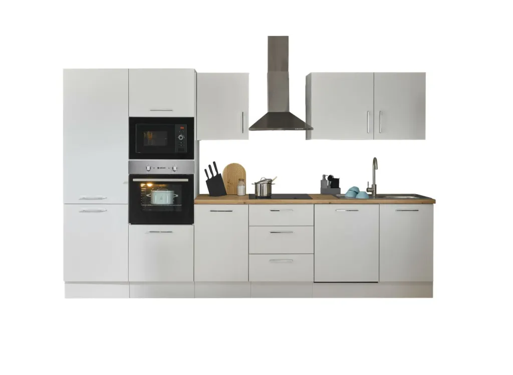 Bega BBK Cuisines Équipées|Afficher Blocs Cuisine<Bloc cuisine avec électroménager CORNWALL (bloc cuisine-four-lave-vaisselle-réfrigérateur-micro-ondes) I