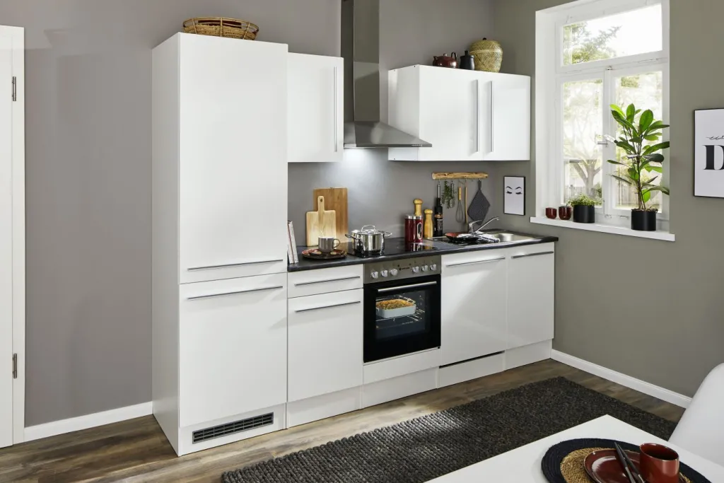 Bega BBK Meubles De Cuisine Jazz|Cuisines Équipées<Bloc cuisine avec électroménager JAZZ 8 (bloc cuisine-réfrigérateur) I