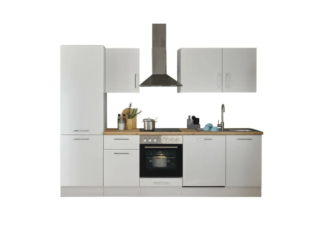 Bega BBK Cuisines Équipées|Afficher Blocs Cuisine<Bloc cuisine avec électroménager CORNWALL (bloc cuisine-lave-vaisselle-réfrigérateur) I