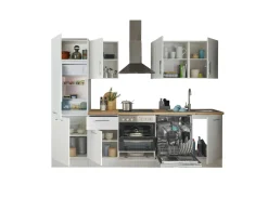 Bega BBK Cuisines Équipées|Afficher Blocs Cuisine<Bloc cuisine avec électroménager CORNWALL (bloc cuisine-lave-vaisselle-réfrigérateur) I