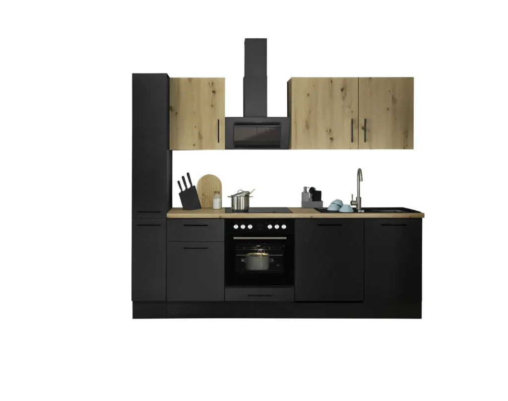 Bega BBK Cuisines Équipées|Afficher Blocs Cuisine<Bloc cuisine avec électroménager CORNWALL (bloc cuisine-armoire coulissante-lave-vaisselle) IV