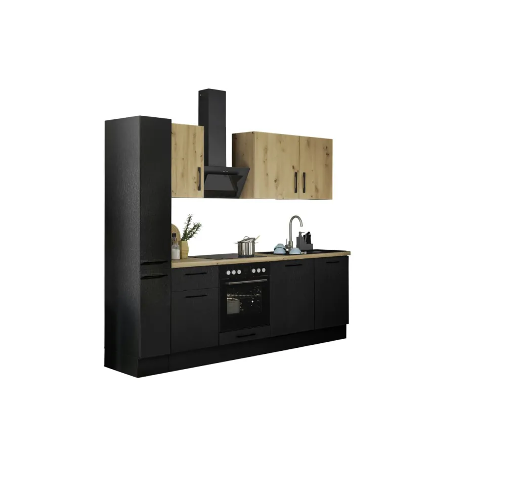 Bega BBK Cuisines Équipées|Afficher Blocs Cuisine<Bloc cuisine avec électroménager CORNWALL (bloc cuisine-armoire coulissante-lave-vaisselle) IV