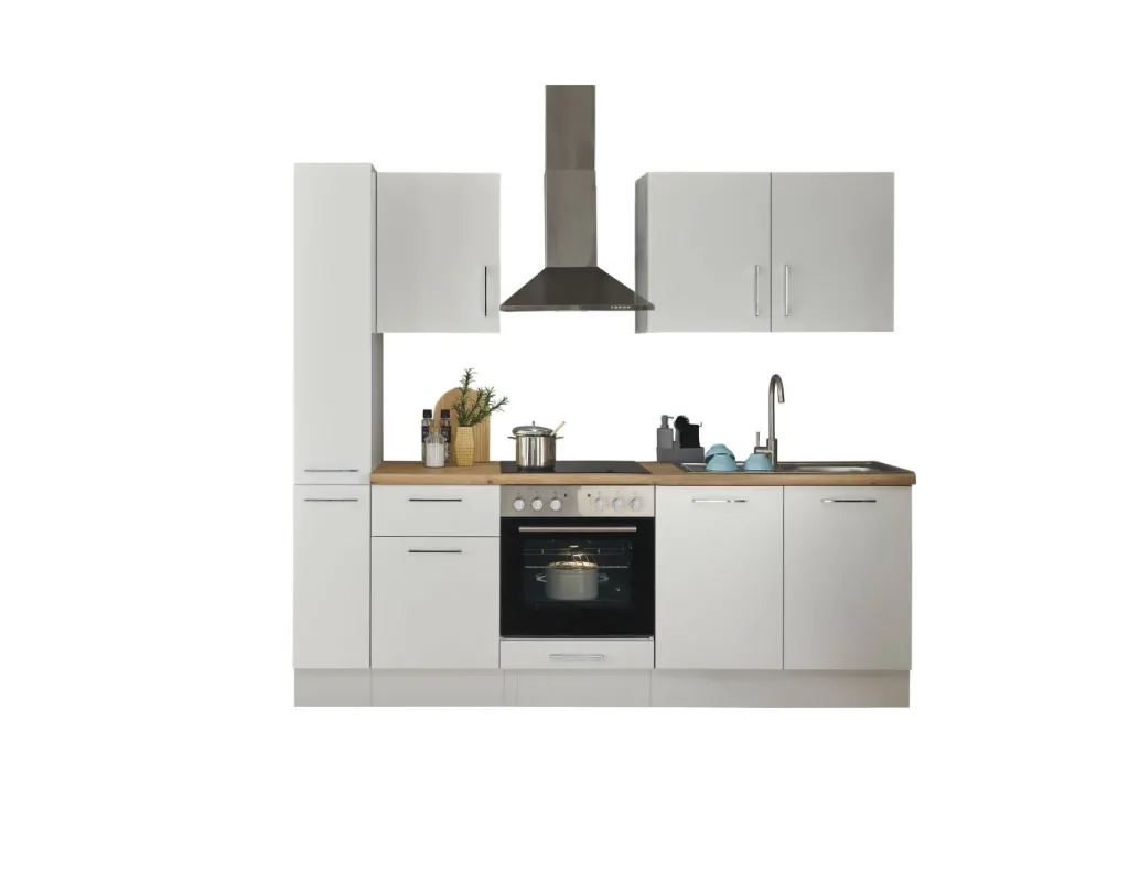 Bega BBK Cuisines Équipées|Afficher Blocs Cuisine<Bloc cuisine avec électroménager CORNWALL (bloc cuisine-armoire coulissante) I