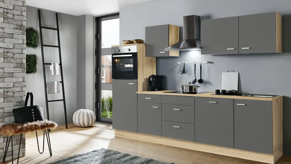 Menke Cuisines Équipées|Afficher Blocs Cuisine<Bloc cuisine avec électroménager KARLSBURG