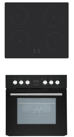 Bega BBK Cuisines Équipées|Afficher Blocs Cuisine<Bloc cuisine avec électroménager MANCHESTER (bloc cuisine-réfrigérateur-armoire coulissante) II
