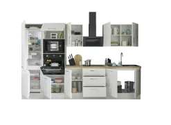 Bloc cuisine avec électroménager CORNWALL (bloc cuisine-four-réfrigérateur-micro-ondes) II
