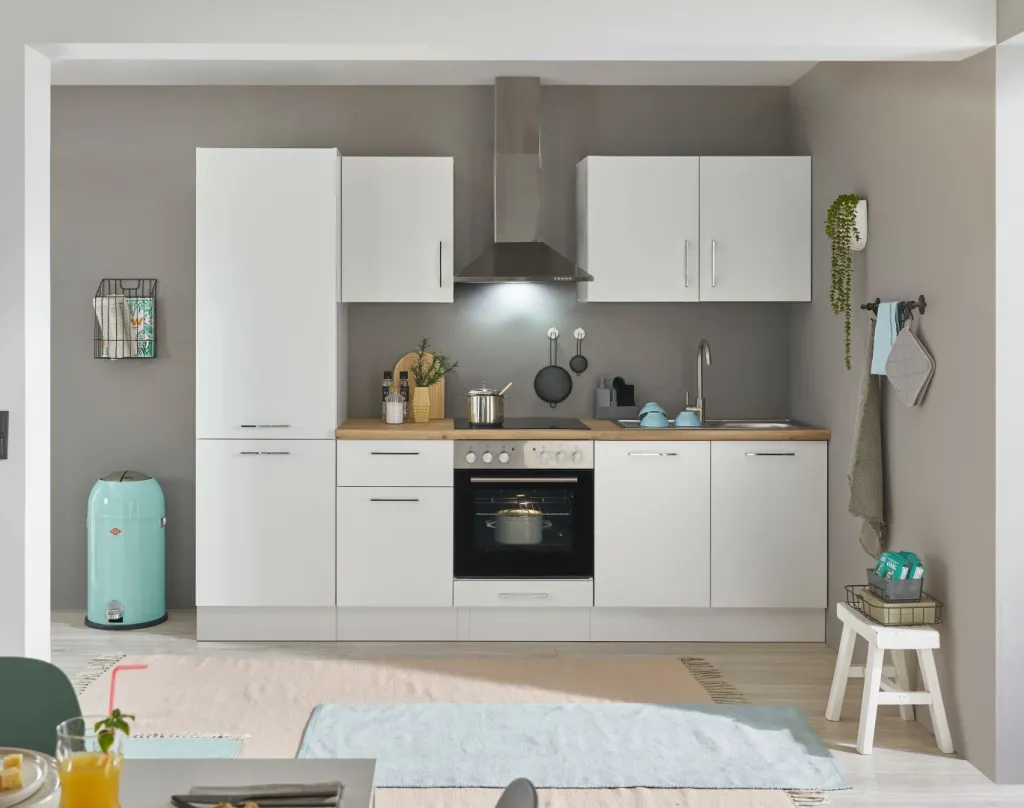 Bega BBK Cuisines Équipées|Afficher Blocs Cuisine<Bloc cuisine avec électroménager CORNWALL (bloc cuisine-réfrigérateur) I