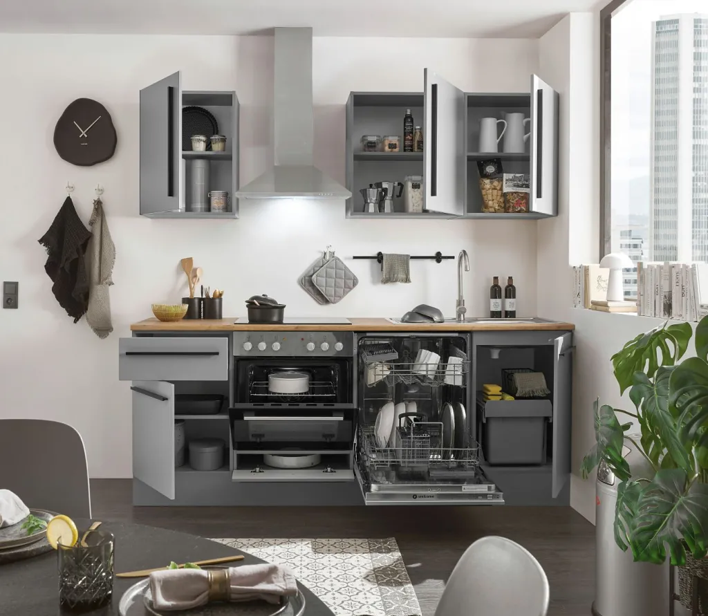 Bega BBK Cuisines Équipées|Afficher Blocs Cuisine<Bloc cuisine avec électroménager MANCHESTER (bloc cuisine) I