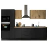 Bloc cuisine avec électroménager CORNWALL (bloc cuisine-four-lave-vaisselle-micro-ondes-armoire coulissante) III