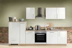 Menke Cuisines Équipées|Afficher Blocs Cuisine<Bloc cuisine avec électroménager KONSTANZA