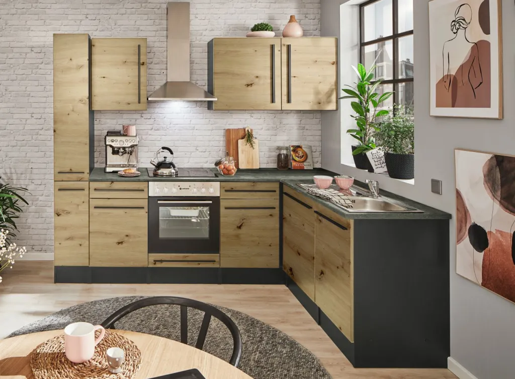Bega BBK Meubles De Cuisine Jazz|Afficher Blocs Cuisine<Bloc cuisine avec électroménager JAZZ 8 (cuisine d'angle-armoire coulissante) III