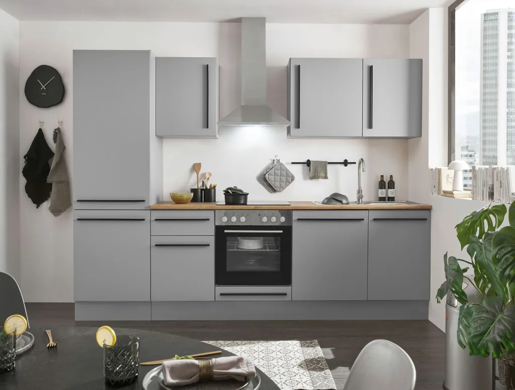Bega BBK Cuisines Équipées|Afficher Blocs Cuisine<Bloc cuisine avec électroménager MANCHESTER (bloc cuisine avec réfrigérateur) I