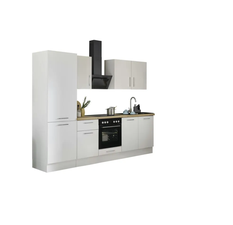 Bloc cuisine avec électroménager CORNWALL (bloc cuisine-réfrigérateur) II