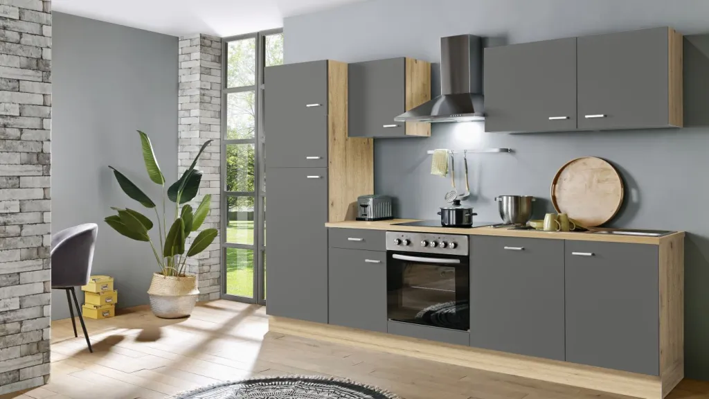 Menke Cuisines Équipées|Afficher Blocs Cuisine<Bloc cuisine avec électroménager KARLSBURG