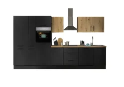 Bega BBK Cuisines Équipées|Afficher Blocs Cuisine<Bloc cuisine avec électroménager CORNWALL (bloc cuisine-four-lave-vaisselle-réfrigérateur-armoire coulissante) VII