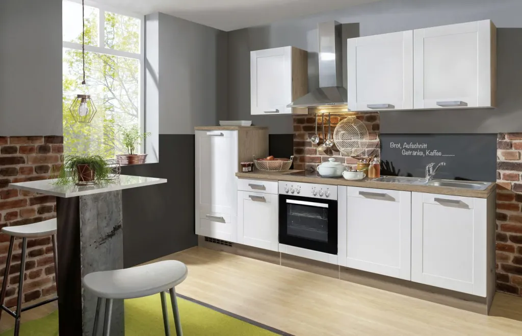 Menke Cuisines Équipées|Afficher Blocs Cuisine<Bloc cuisine avec électroménager GALATI