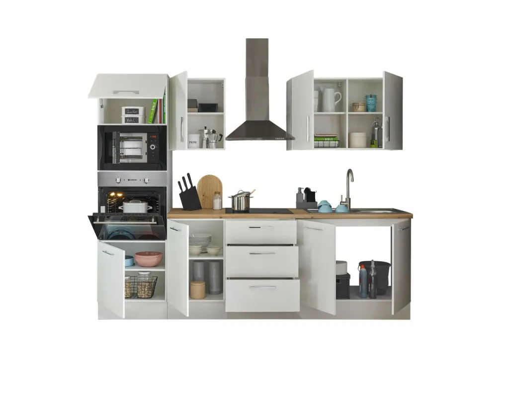 Bega BBK Cuisines Équipées|Afficher Blocs Cuisine<Bloc cuisine CORNWALL (bloc cuisine - four - micro-ondes) I