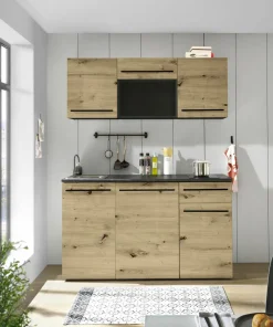 Bloc cuisine JAZZ SINGLE Z 160 chêne