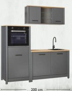 Inter Link Cuisines Sans Appareils|Afficher Blocs Cuisine<Bloc cuisine sans électroménager 2 ROTTERDAM