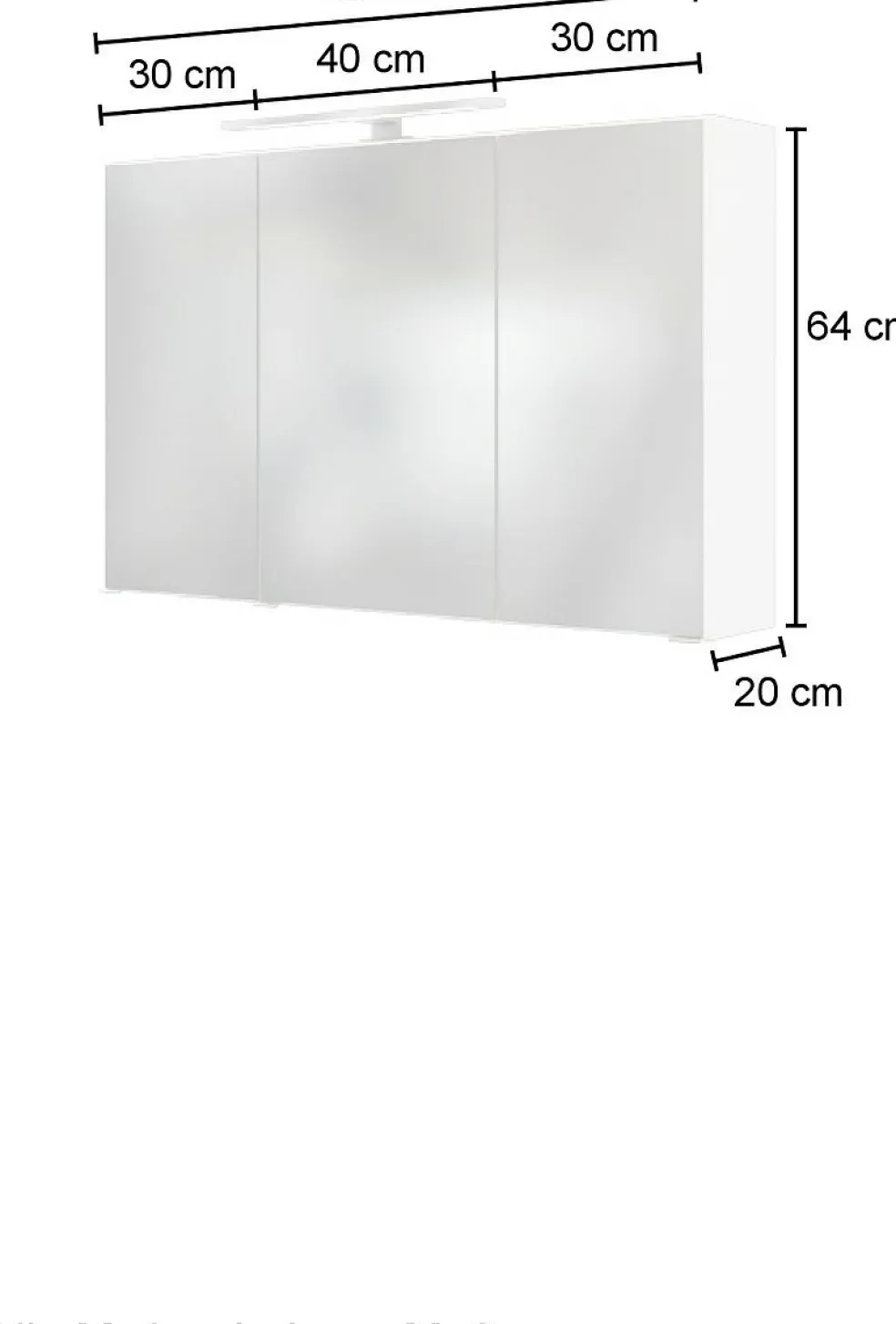 Bloc salle de bains 100 cm AREZZO