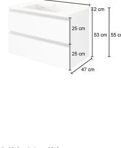Held Blocs Salle De Bains Complets<Bloc salle de bains 80 cm AREZZO