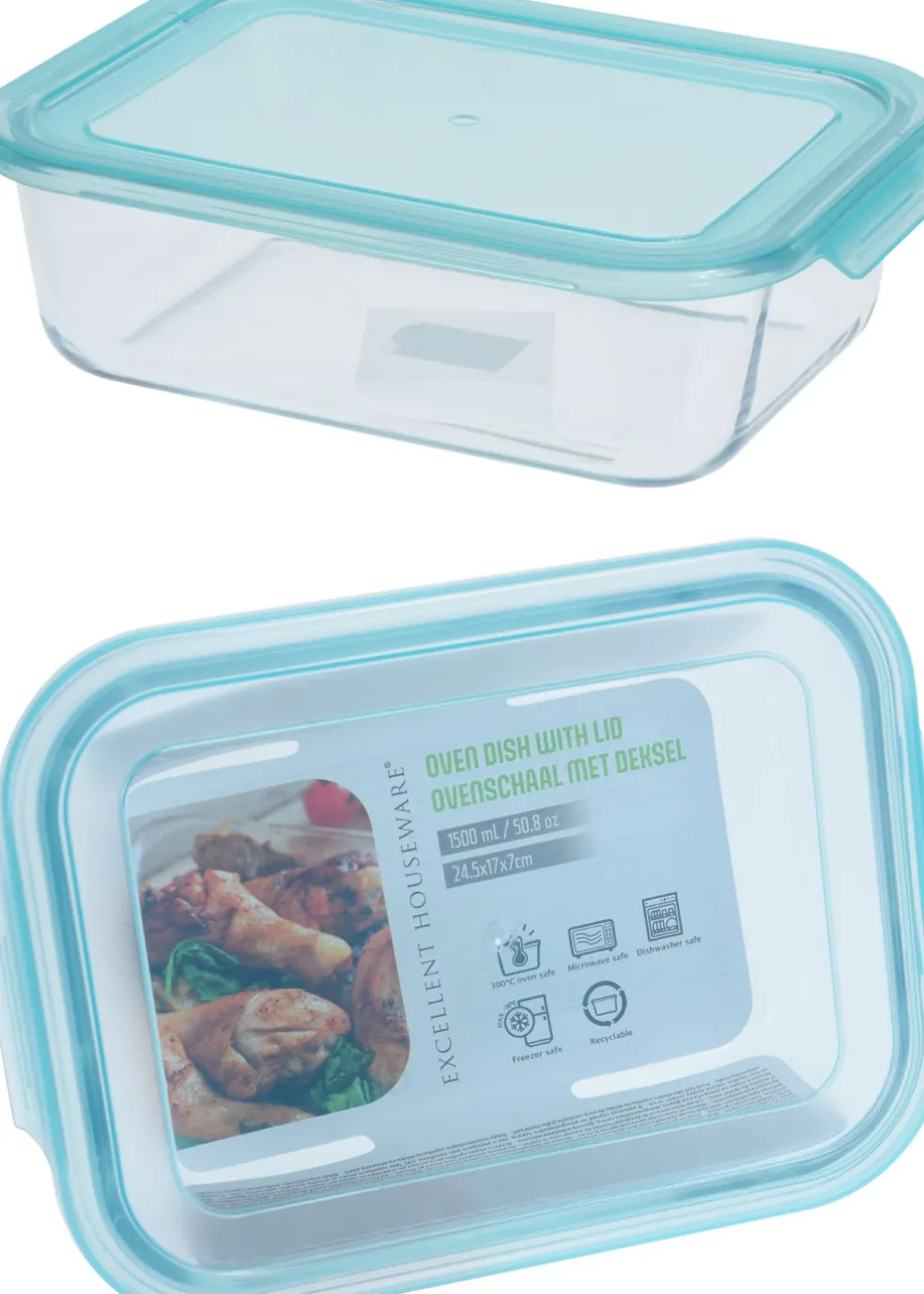 Boîte alimentaire en verre EH