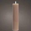 Bougie LED 22,5cm STRIPE