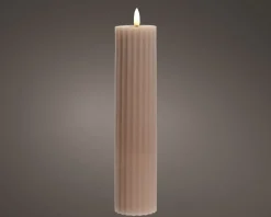 Bougie LED 22,5cm STRIPE
