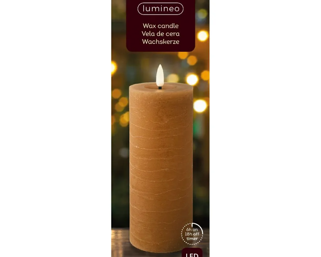 Kaemingk Bougies<Bougie LED en cire véritable RUSTIK