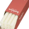 Bolsius Bougies<Bougies chandelles rustique ton blanc perle
