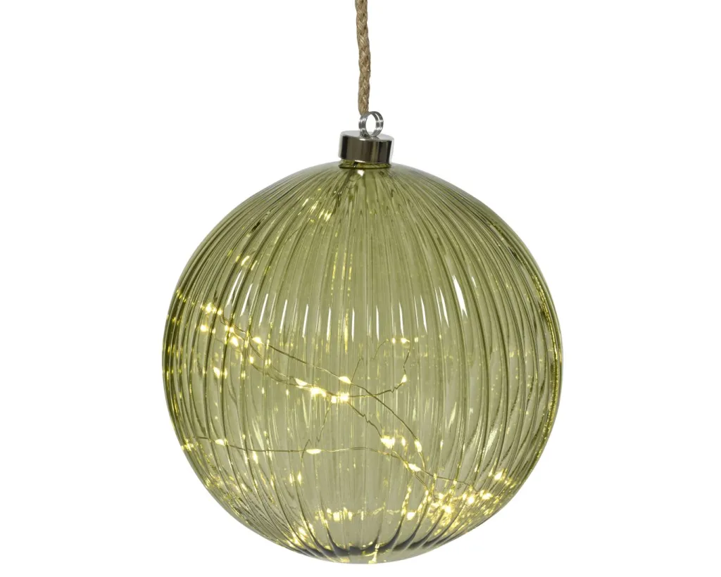 Kaemingk Objets Décoratifs<Boule en verre LED 20cm HERBST