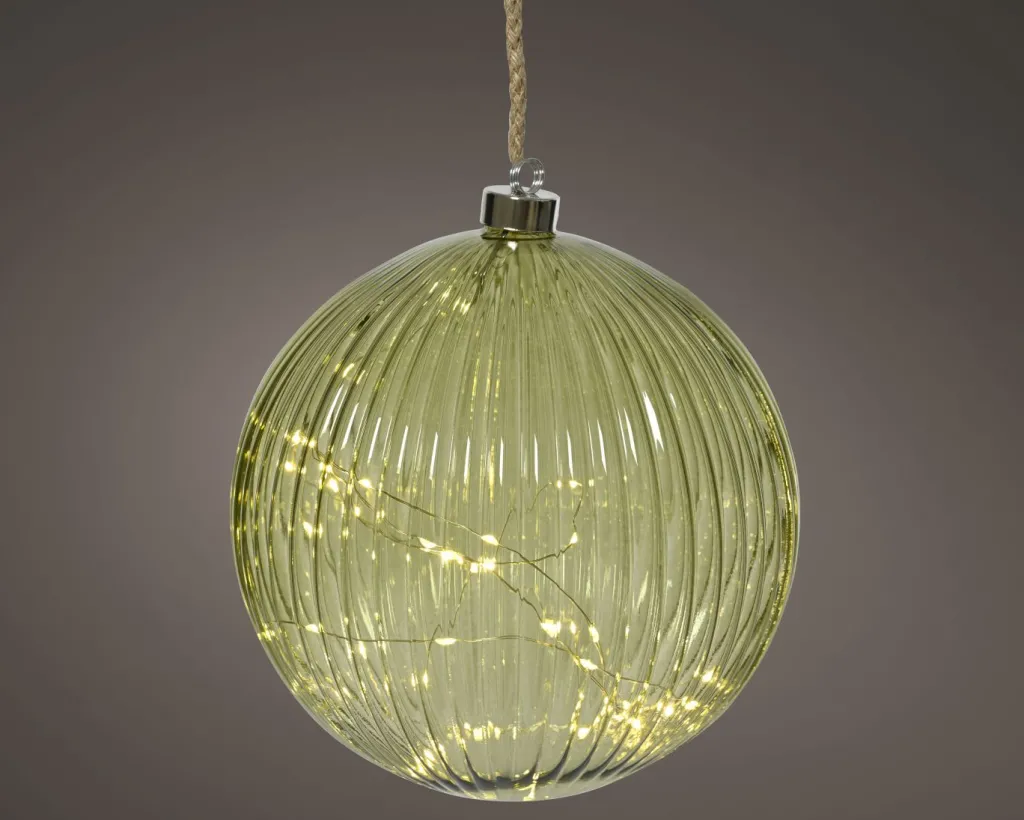 Kaemingk Objets Décoratifs<Boule en verre LED 20cm HERBST