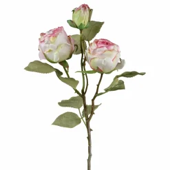 Gasper Fleurs Artificielles<Branche avec 3 roses vintage VINTAGE ROSE