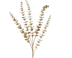 Branche décorative avec feuilles dorées DEKO