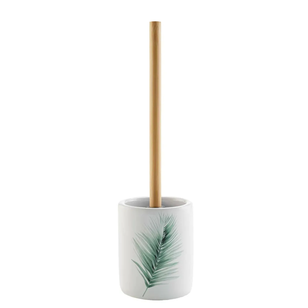 U10 Accessoires Sdb<Brosse WC avec support HAVANE