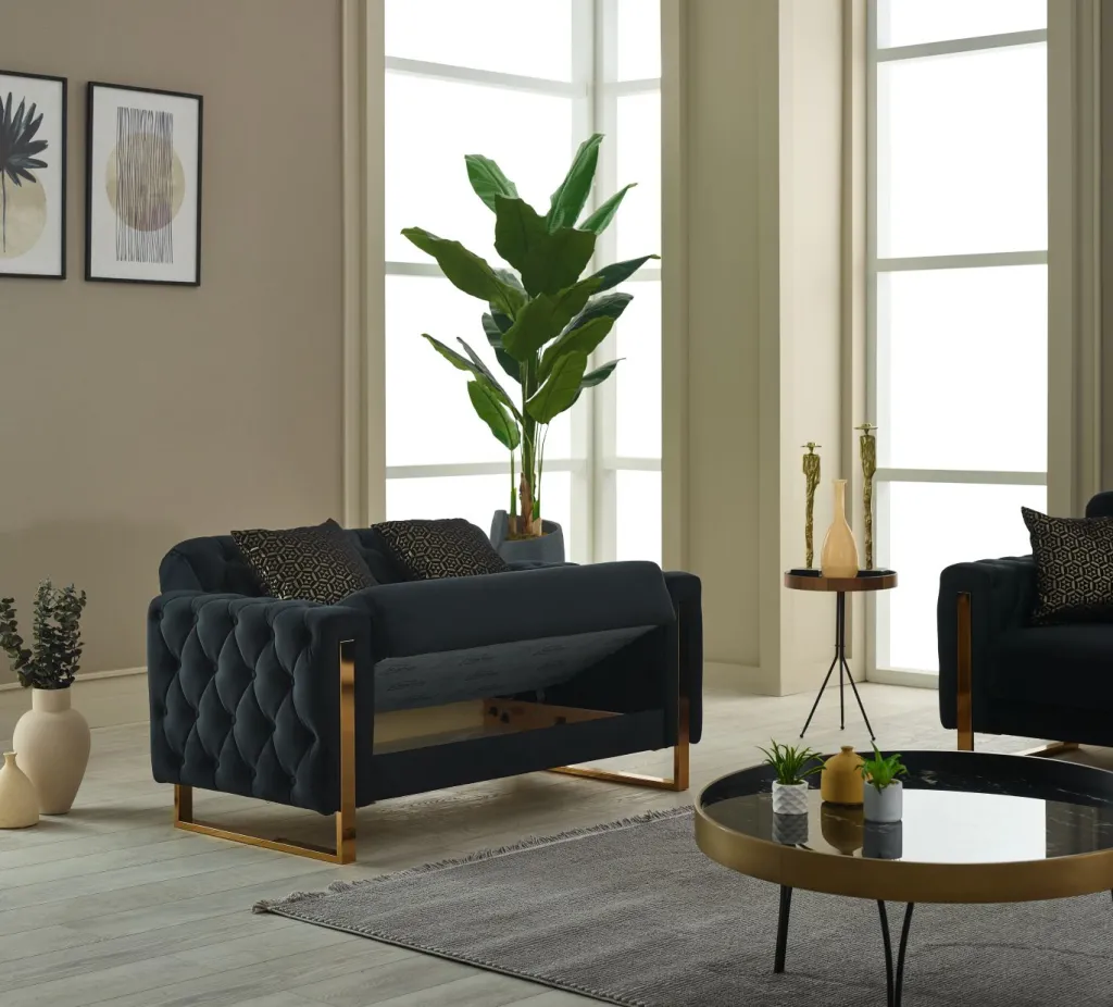 Seher-Bomis Canapés 2 Places|Salon Rembourré<Canapé 2 places CRYSTAL