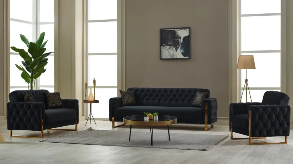 Seher-Bomis Canapés 3 Places|Salon Rembourré<Canapé 3 places CRYSTAL